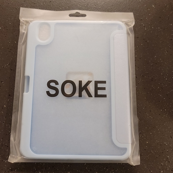 NWT! Soke Ipad 8.9" Frosted Translucent 2021 Sky Blue Case NEW - Picture 3 of 8